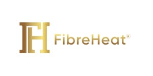 A gold colored logo of the word 