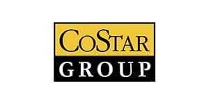A black and yellow logo for the costar group.