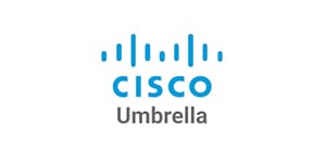 A logo of an umbrella company