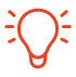 A red light bulb is shown on the green background.